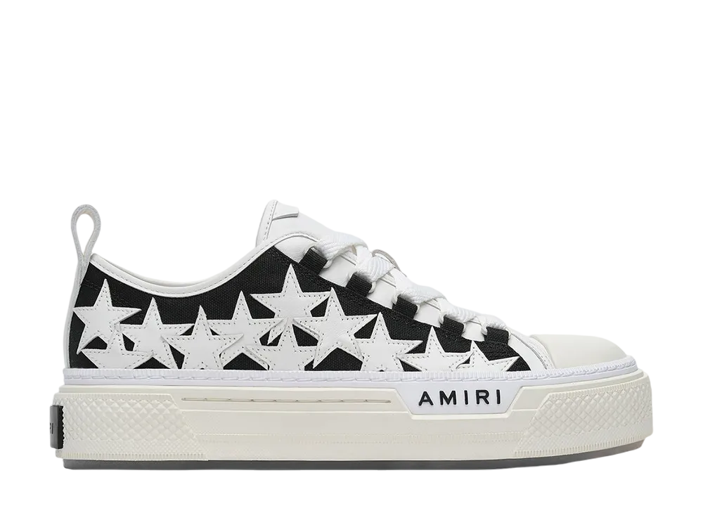 AMIRI Women's Stars Court Low "Black"