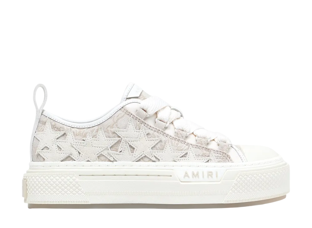 AMIRI Women's MA Quad Stars Court Low "Alabaster"