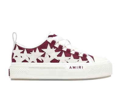 AMIRI Women's MA Quad Stars Court Low "Aged Port"