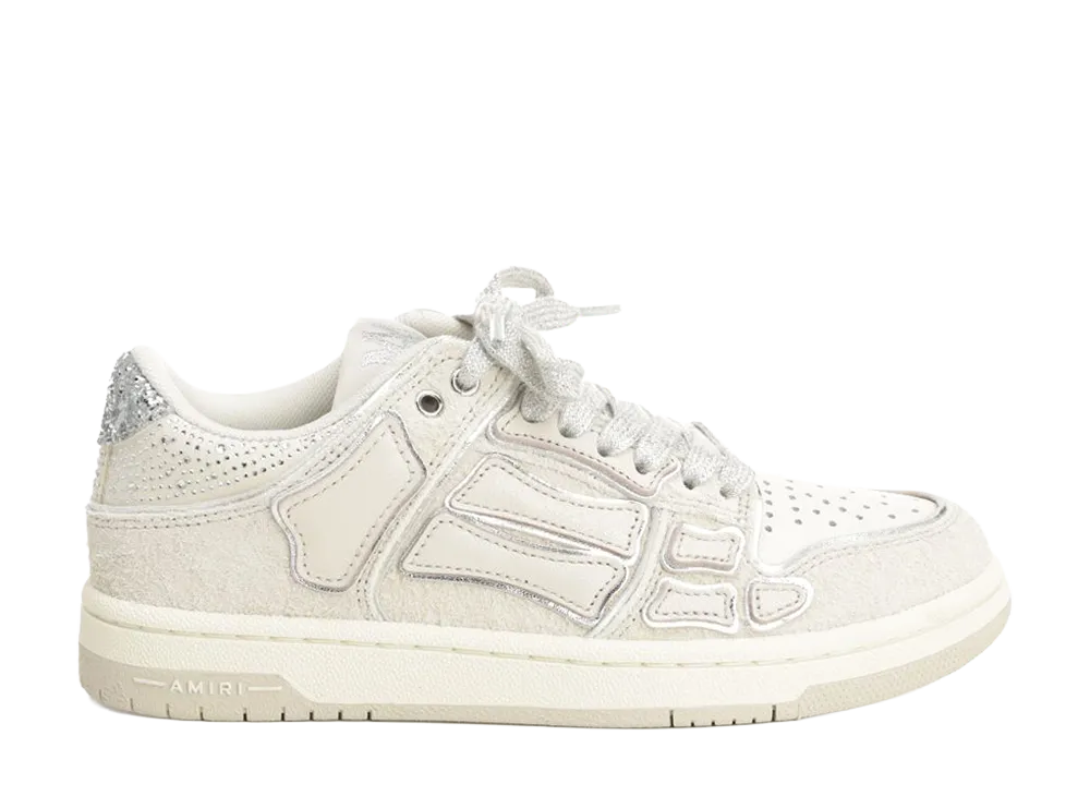 AMIRI Women's Skel Top Low "Glitter/Alabaster"