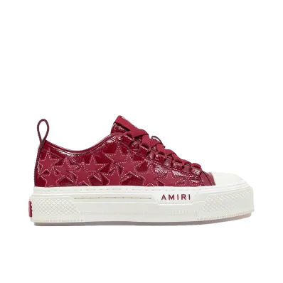 AMIRI Women's Stars Court Low "Red Rose"
