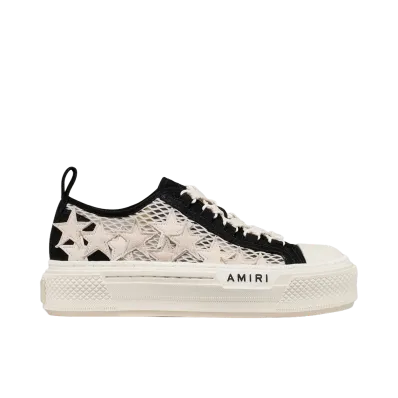 AMIRI Women's Mesh Stars Court Low "Black"
