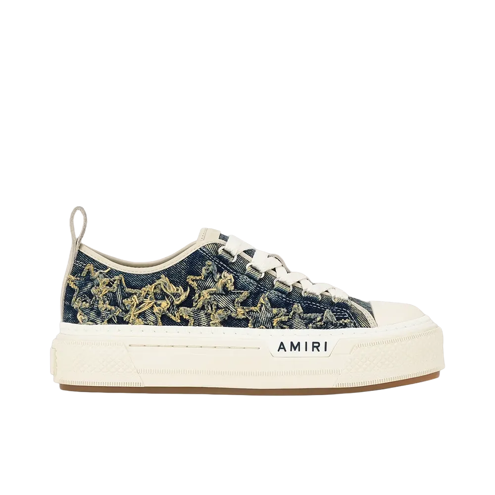 AMIRI Women's Denim Court Low "Blue"