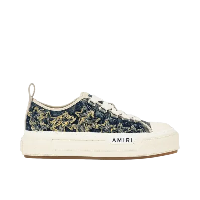 AMIRI Women's Denim Court Low "Blue"