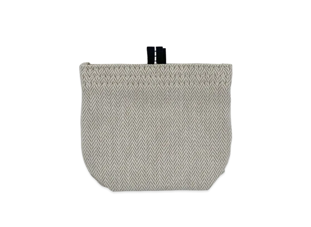ALWAYTH Herringbone Pouch "Grey"
