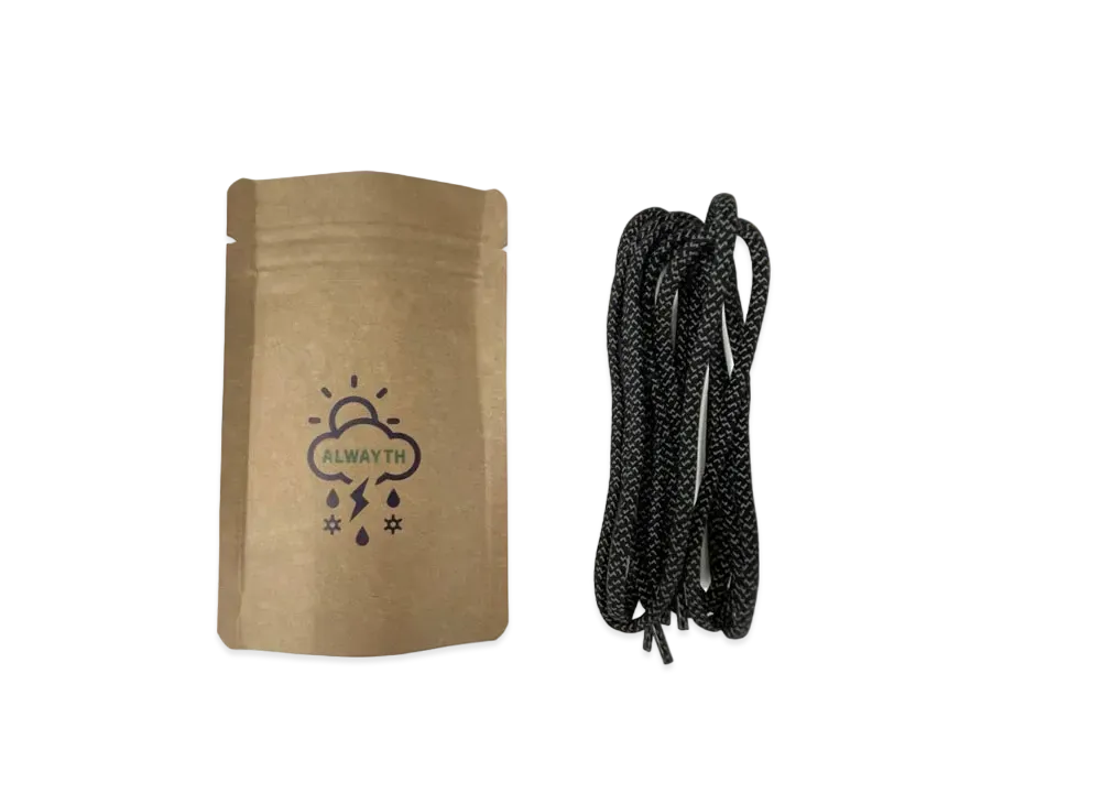 ALWAYTH 3M Shoe Lace #2 "Black"