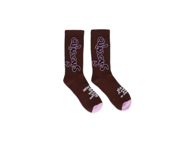 ALWAYTH Snapper Sock "Brown/Pink"