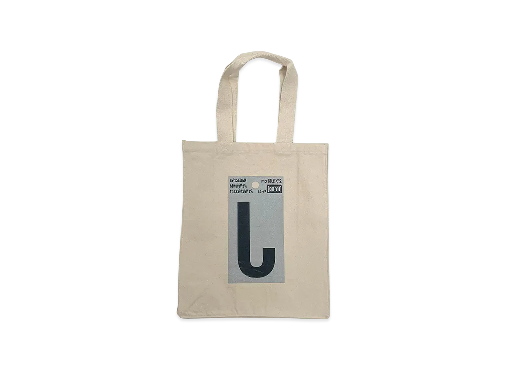 ALWAYTH Si Self-adhesive Reflective Canvas Tote "Beige"