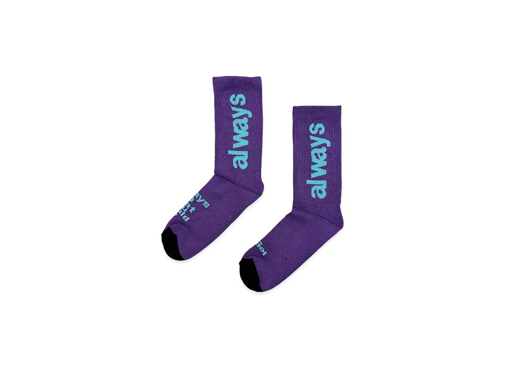 ALWAYTH Always Up Sock "Purple"