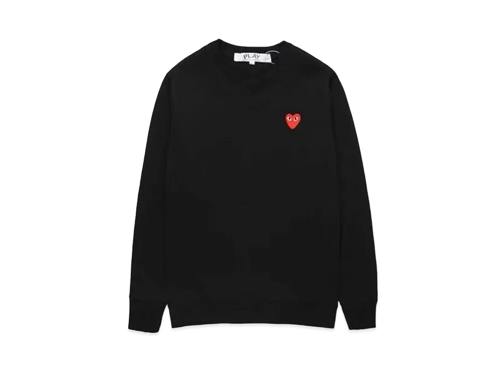 COMME des GARCONS PLAY Logo Sweatshirt "Black"