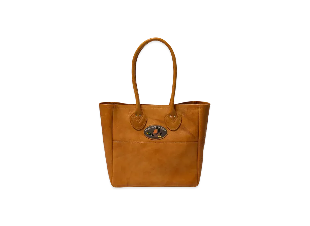 HUMAN MADE Leather Tote "Brown"