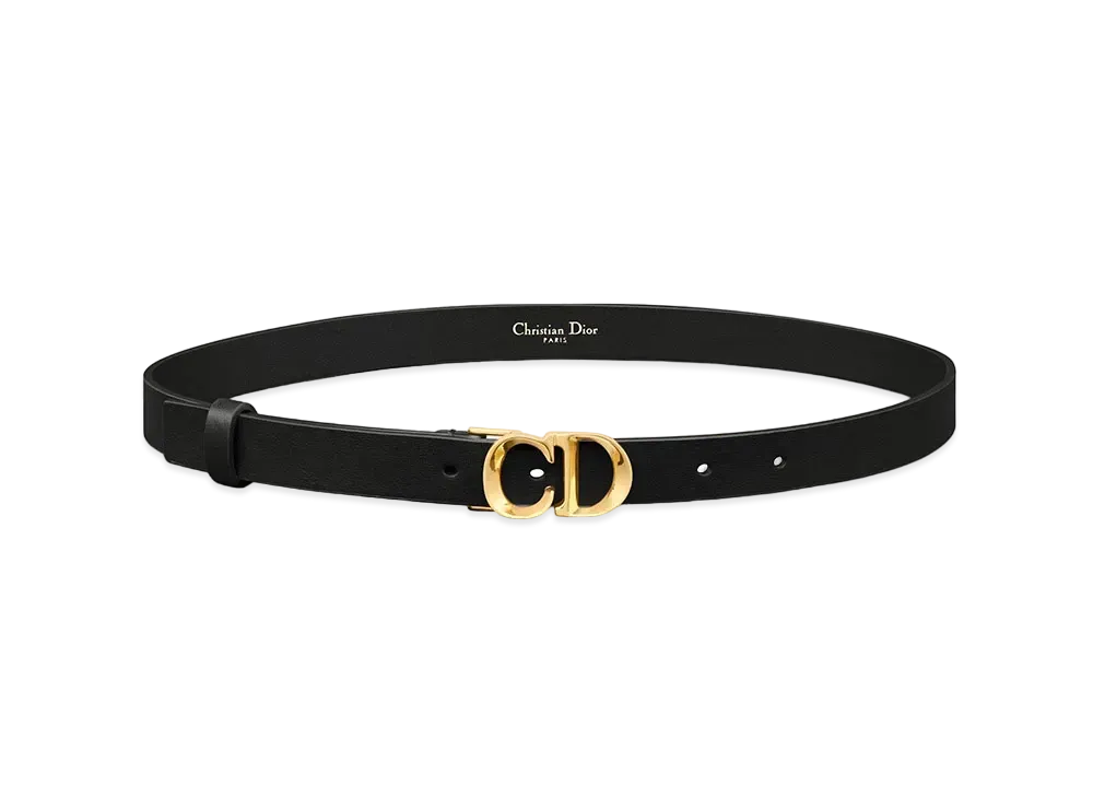 Dior C'est Dior Belt Smooth Calfskin 20mm "Black"
