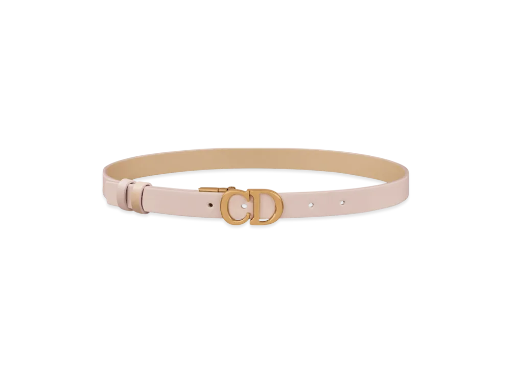 Dior Women's Reversible Saddle Belt Smooth Calfskin "Trench Beige/Biscuit"