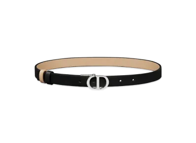 Dior 30 Montaigne Reversible Belt Smooth Calfskin 20mm "Black/Biscuit"