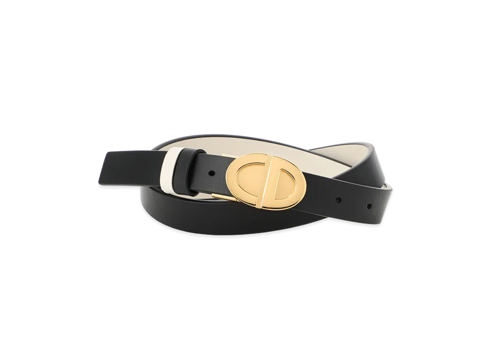 Dior 30 Montaigne Reversible Belt "Nero/Multicolor"