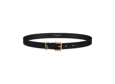 Dior Saddle Loop Belt Smooth Calfskin 20mm "Black"