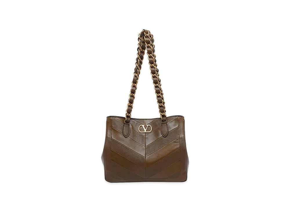 Valentino Women's Tundra Laseine Shopping Bag "Green"