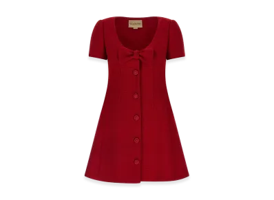 Valentino Garavani Women's Bow Dress "Red"