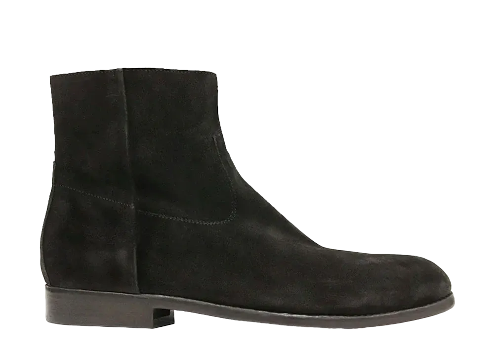 BUTTERO Floyd PALIG-UC Suede Leather "Black" B10090
