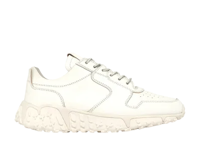 BUTTERO Vinci X MOTS / ROUS N Calf Leather "White" B10540