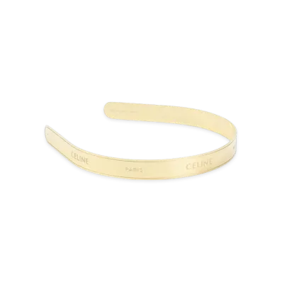 CELINE Thin Headband "Gold"