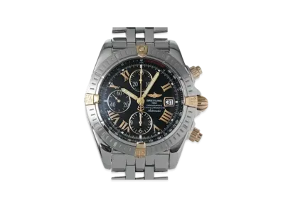 Breitling Chronomat Evolution Vicolo "Black/Yellow Gold/Stainless Steel"