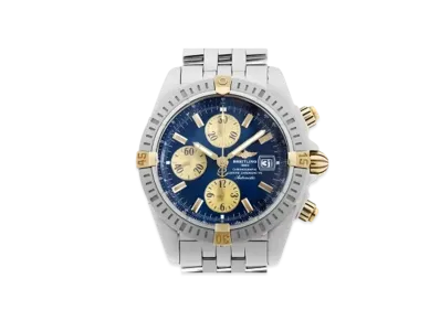 Breitling Chronomat Evolution Vicolo "Blue/Yellow Gold/Stainless Steel"