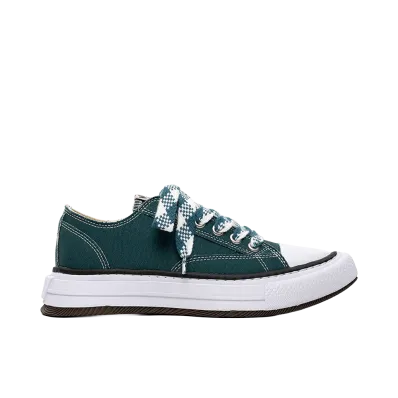 Maison MIHARA YASUHIRO Women's YUCCA OG Sole Canvas Low-top Sneakers "Green"