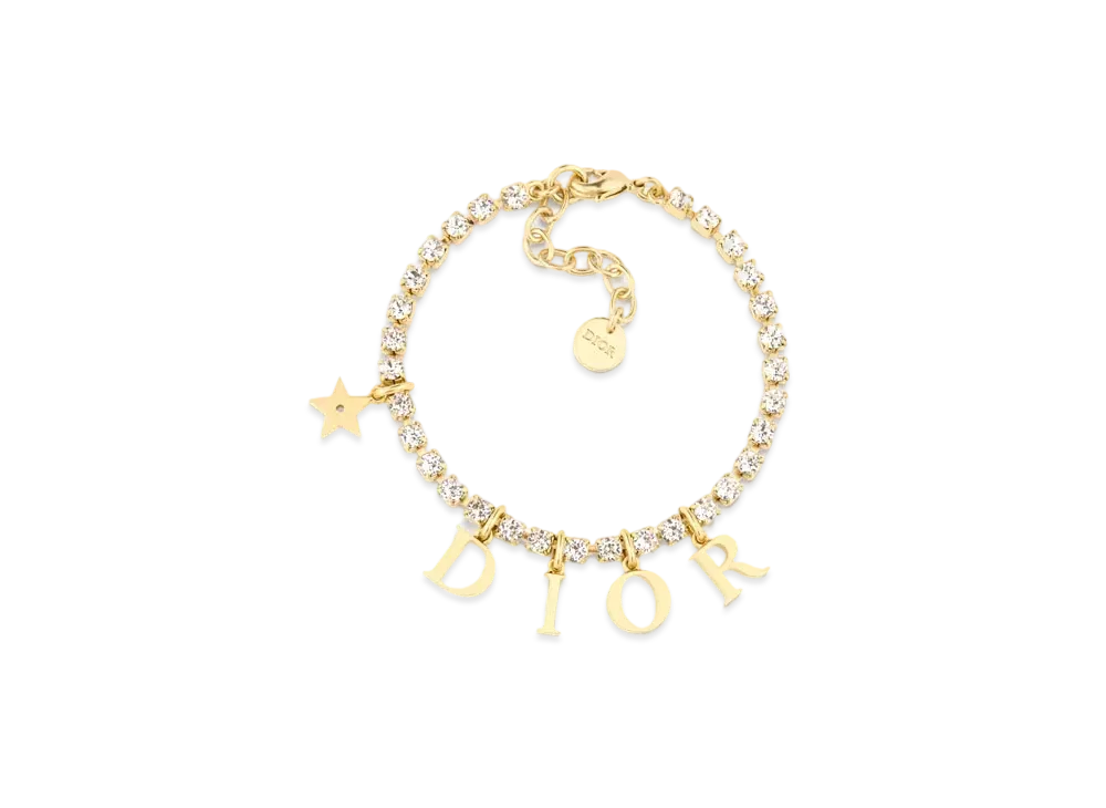 ディオール ディオレボリューション ブレスレット メタル & クリスタル "シルバー/ゴールド" B2692WOMCY_D03S