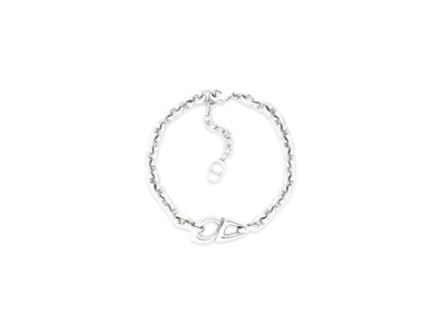 Dior CD30 Chain Link Bracelet Brass "Silver"