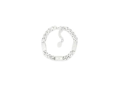 Dior Cannage Chain Link Bracelet "Silver"