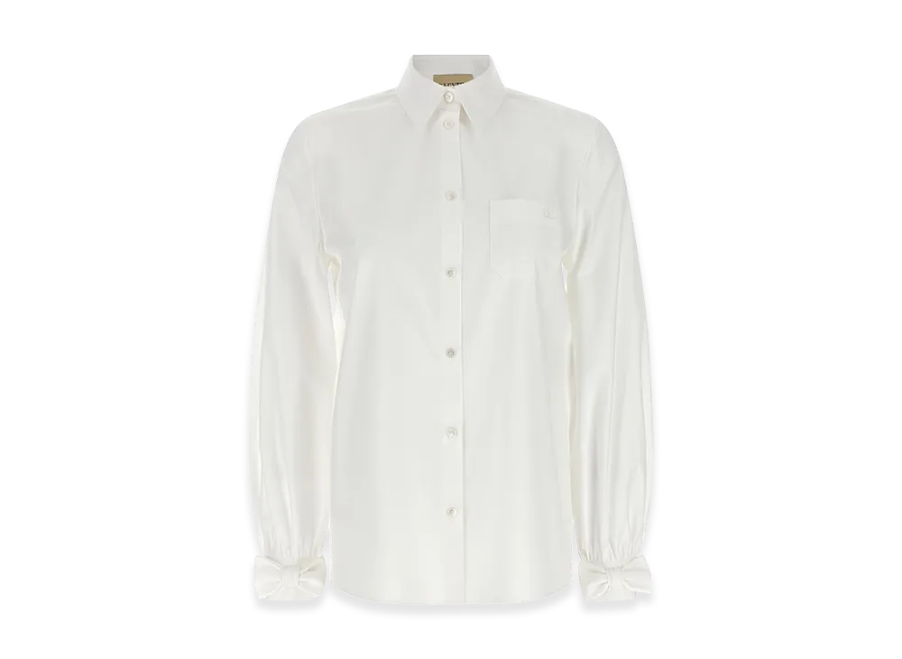 Valentino Women's Poplin Shirt "White"