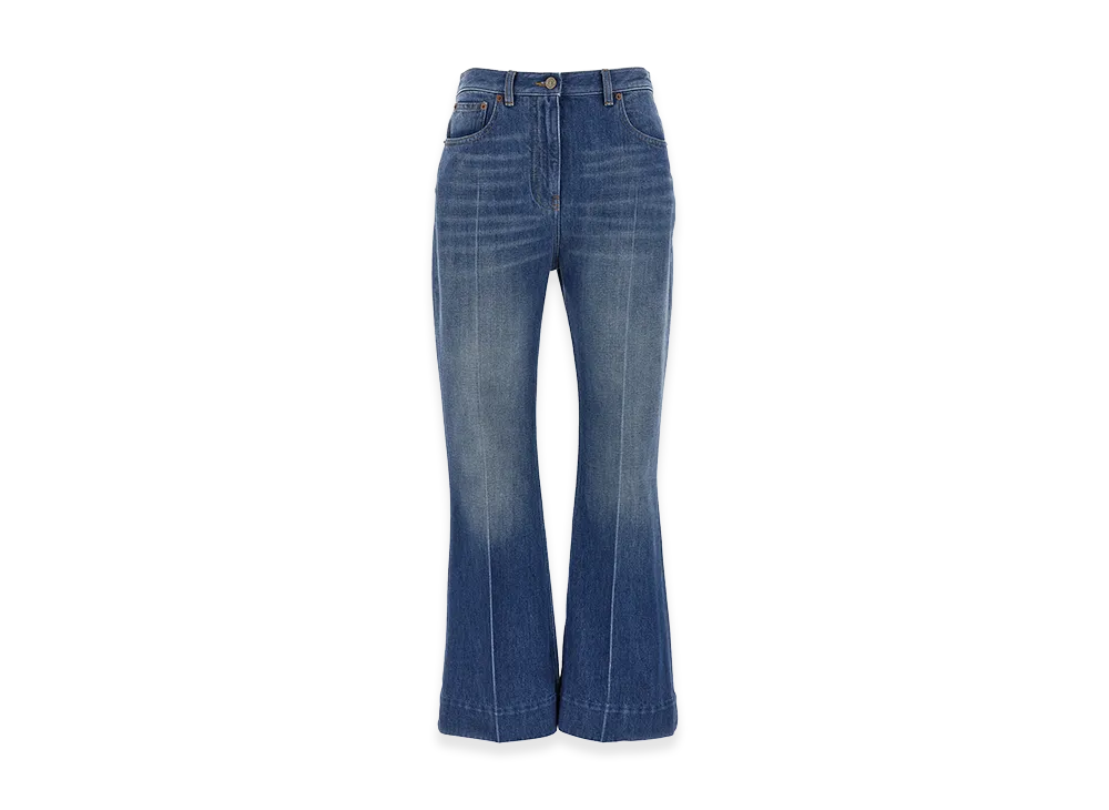 Valentino Women's Flared Jeans "Light Blue"