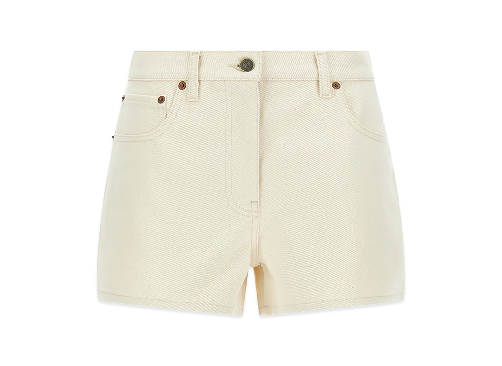 Valentino Garavani Women's Vgold Shorts "Beige"