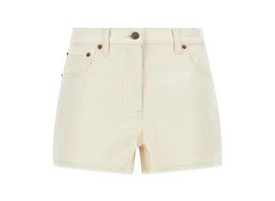 Valentino Garavani Women's Vgold Shorts "Beige"