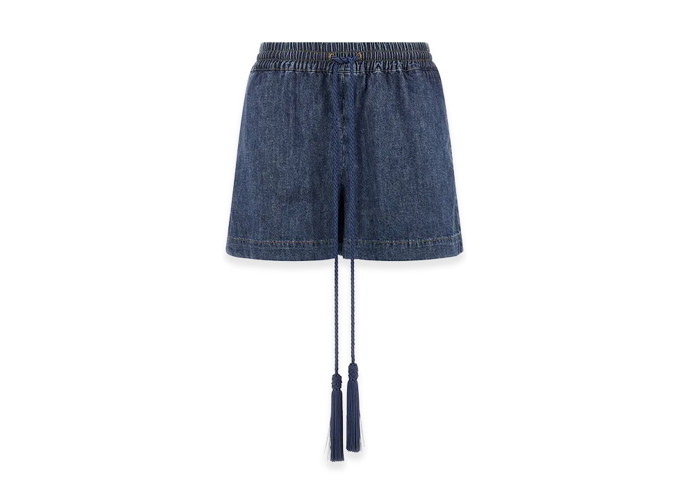 Valentino Garavani Women's Vgold Shorts "Blue"