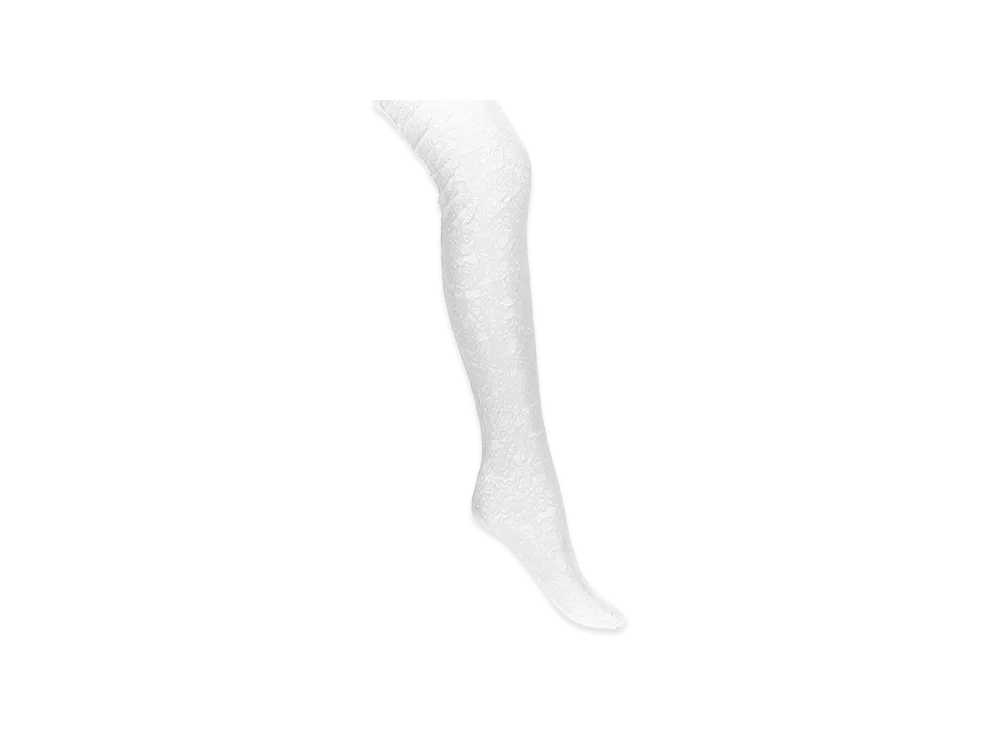 Valentino Garavani Women's 'chez ' Lace Tights "White"