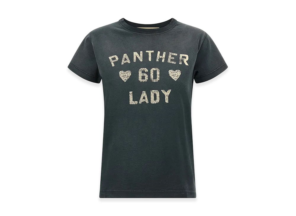 Valentino Garavani Women's 'panther Lady' T-Shirt "Gray"