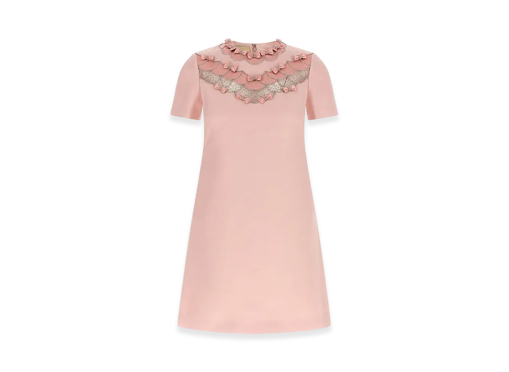 Valentino Garavani Women's Bow Dress "Pink"