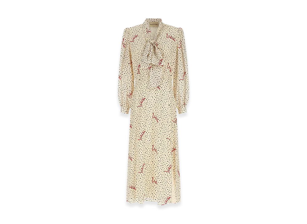 Valentino Garavani Women's Bollicine Print Dress "Multicolor"