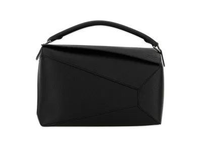 LOEWE Leather Large Puzzle Handbag "Black"