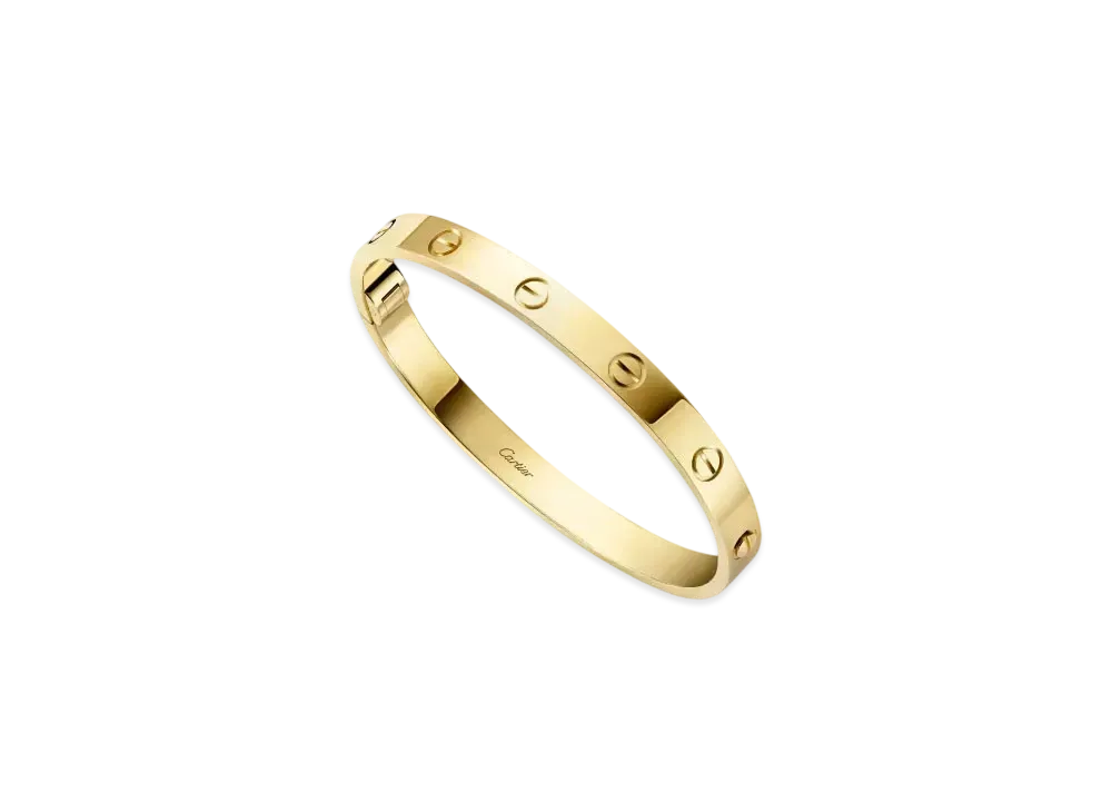 Cartier Love Bracelet Single-Screw Closure Classic Model "Yellow Gold"