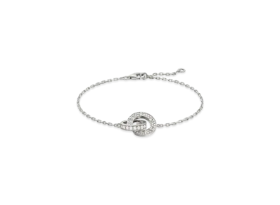 Cartier Love Bracelet On Chain Paved "White Gold"