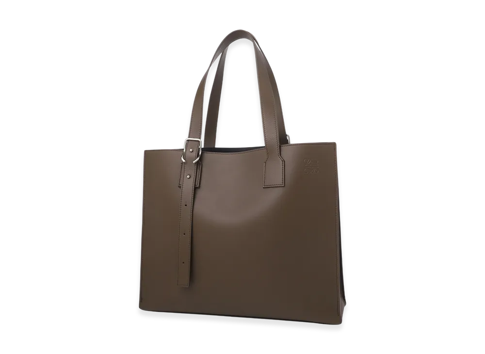 LOEWE Buckle Horizontal Tote "Umber"