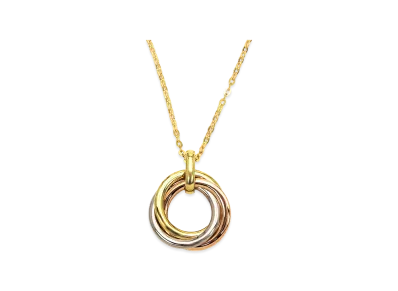 Cartier Women's 18K Trinity Pendant Small "Pink Gold/Yellow Gold/White Gold"