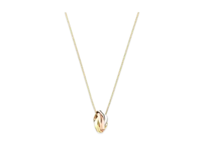 Cartier Trinity Necklace 18K "White Gold/Yellow Gold/Pink Gold"