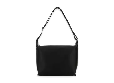 LOEWE Black Leather Cubi Big Crossbody Bag "Black"