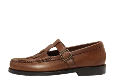 G.H.BASS 11003 "Mid Brown" (Leather Sole)