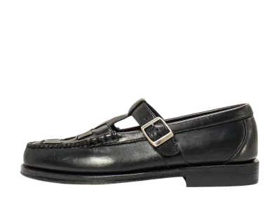 G.H.BASS 11003 "Black" (Leather Sole)