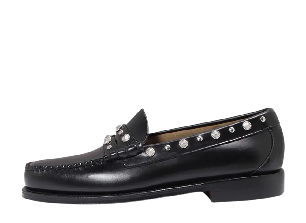 G.H.BASS 11014W "Black" (Leather Sole)